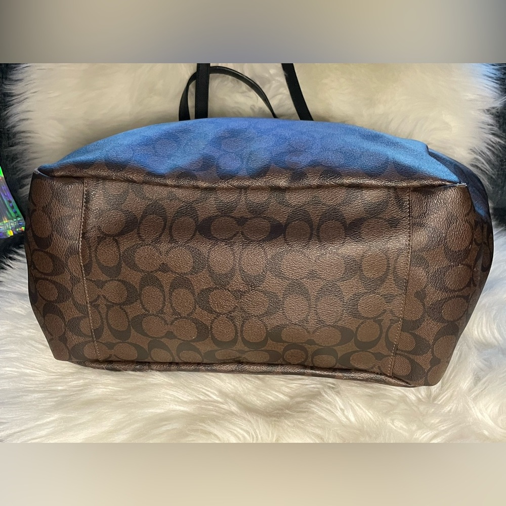Coach Brown Signature Tote - Picture 7 of 16